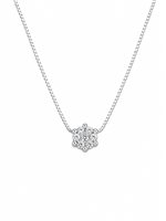 Collana Idee Preziose dal 1987 Donna in Oro bianco Diamante IP.CK18B/46D